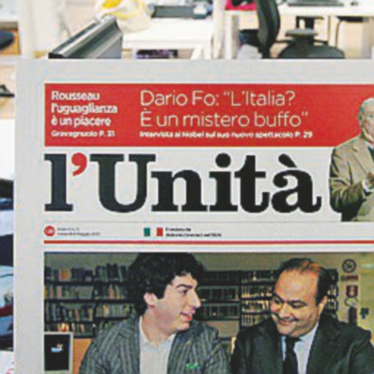 Unità, giornalisti in sciopero durante la cassa integrazione Unità, giornalisti in sciopero durante la cassa integrazione