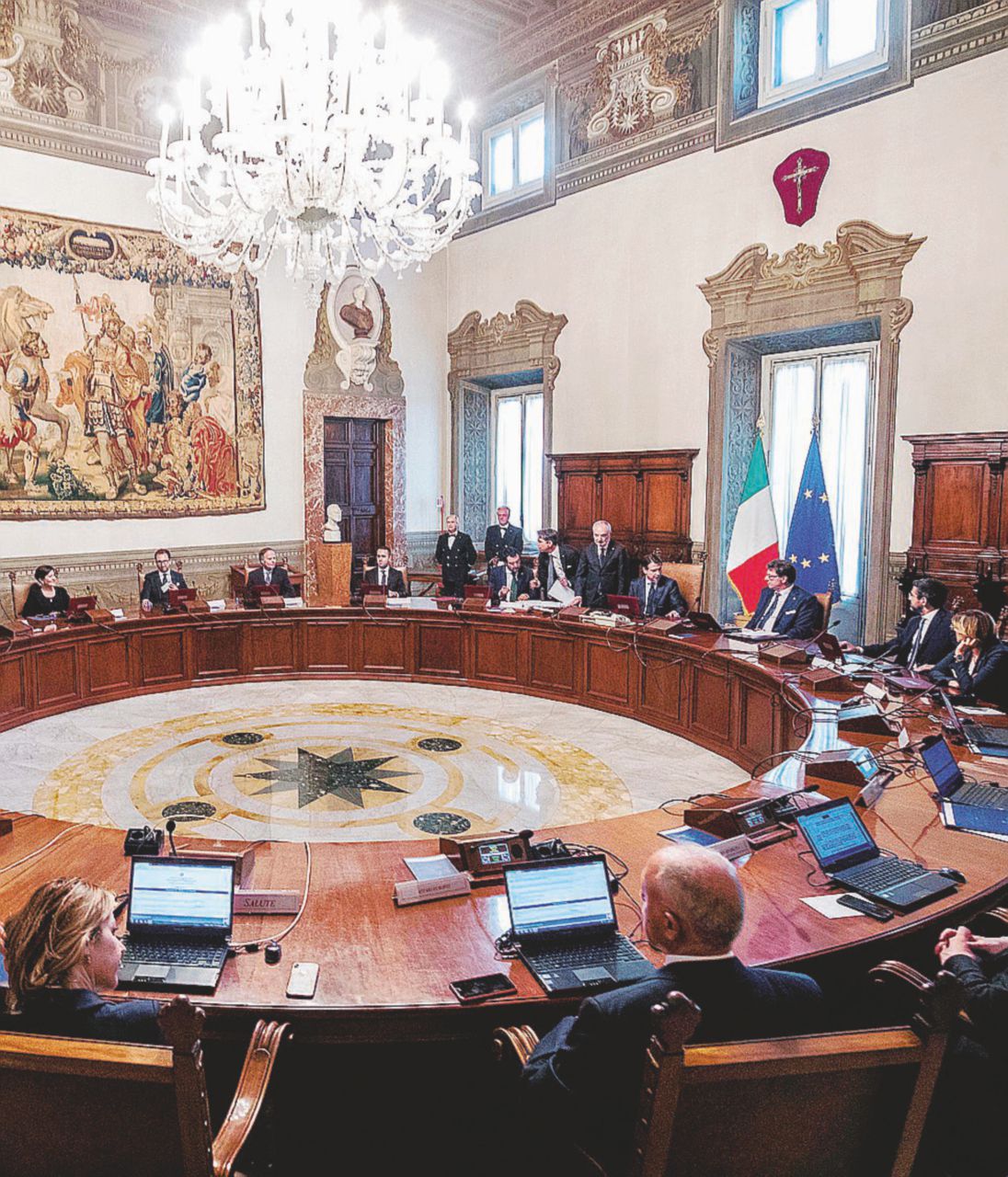 Insediamento - Il primo Consiglio dei ministri del governo Conte - LaPresse Intelligence e staff, Conte prova a decidere le nomine