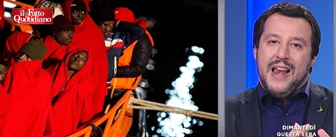 Copertina di Aquarius, Salvini: “Spagna? Difende le frontiere sparando, io non lo farei mai. Alla Libia porto taniche di benzina in spalla”