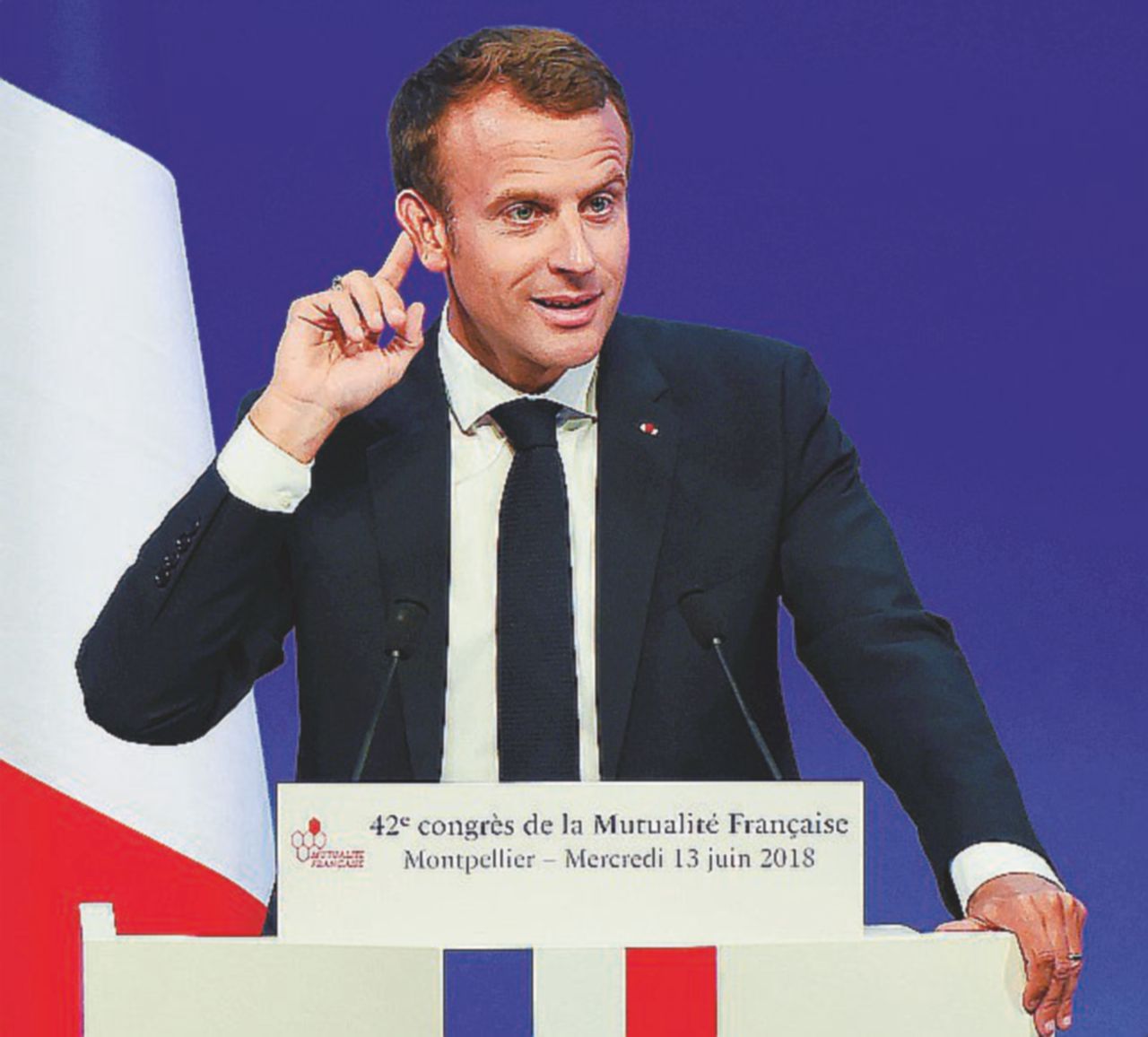 En Marche - Emmanuel Macron, 40 anni, presidente della Repubblica francese - LaPresse E francesi che si incazzano… con Emannuel