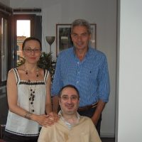 Paolo di Modica con Maria Di Pino e Antonio Padellaro