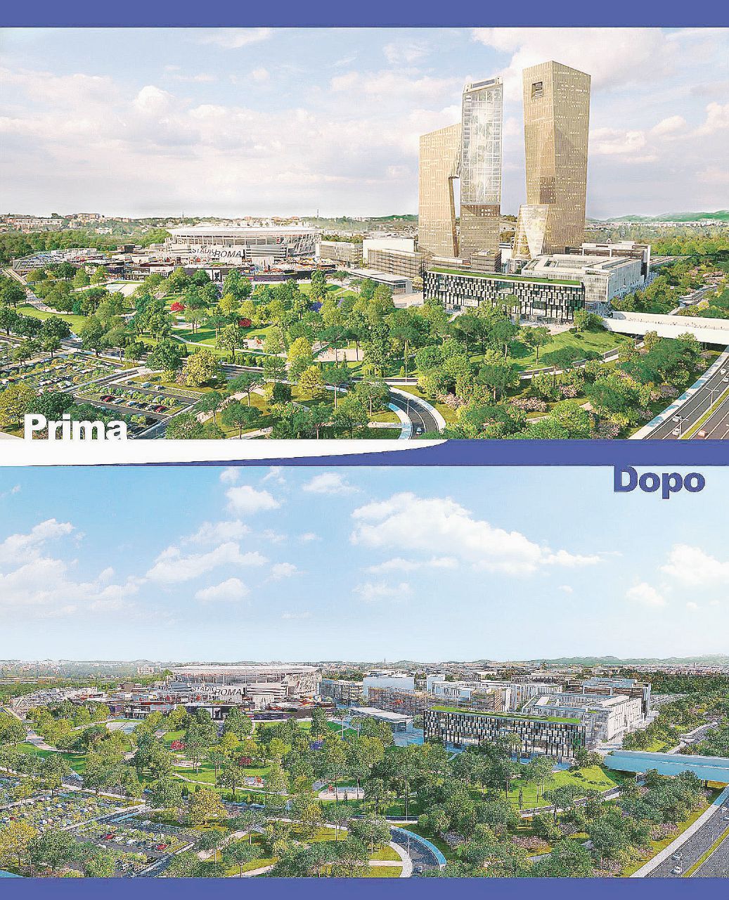 Roma e cemento, la storia infinita del nuovo stadio