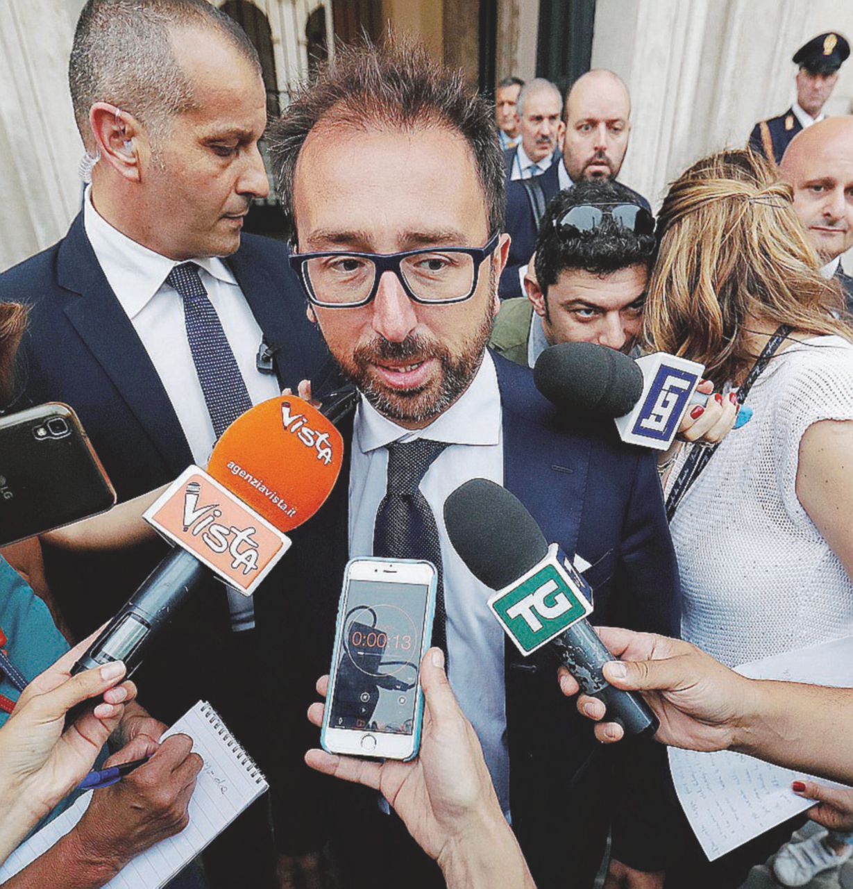 Ministro 5 Stelle - Alfonso Bonafede, guida la Giustizia - Ansa Intercettazioni, Bonafede: “La riforma sarà bloccata”. Correttivi e proroga: ecco come potrebbe accadere