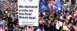 Copertina di Brexit, a Londra 100mila persone in strada per chiedere un nuovo referendum
