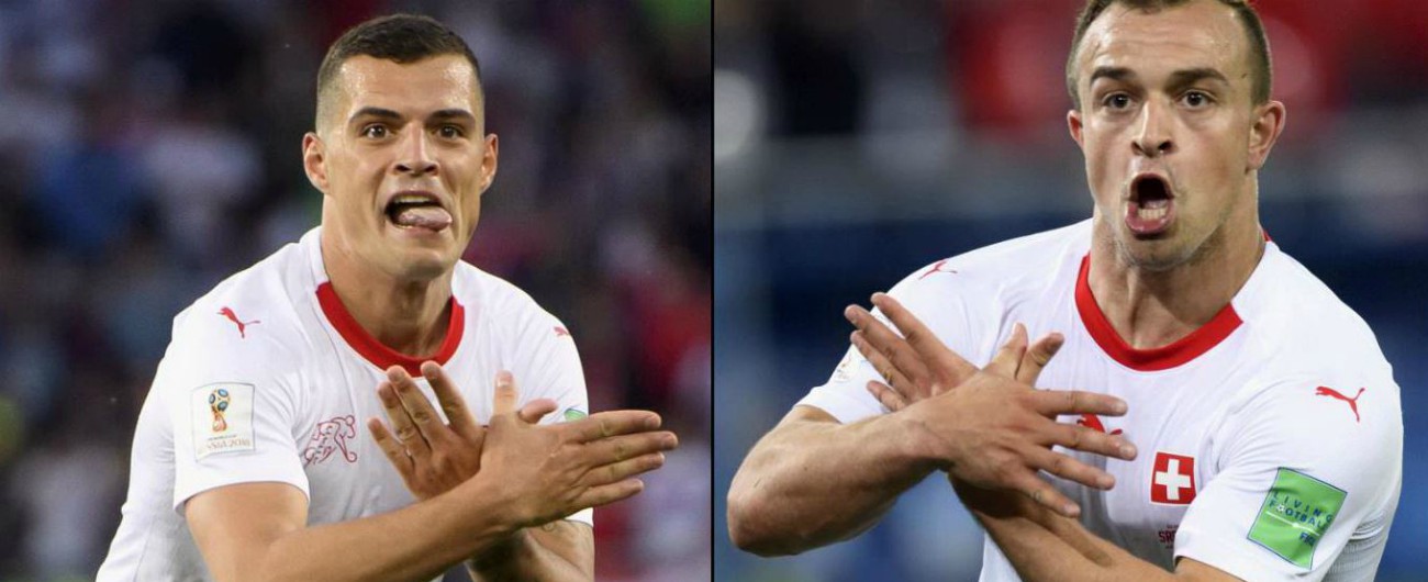 Mondiali 2018, i ‘kosovari’ Xhaka e Shaqiri segnano alla Serbia e fanno il gesto dell’aquila. E Belgrado si arrabbia