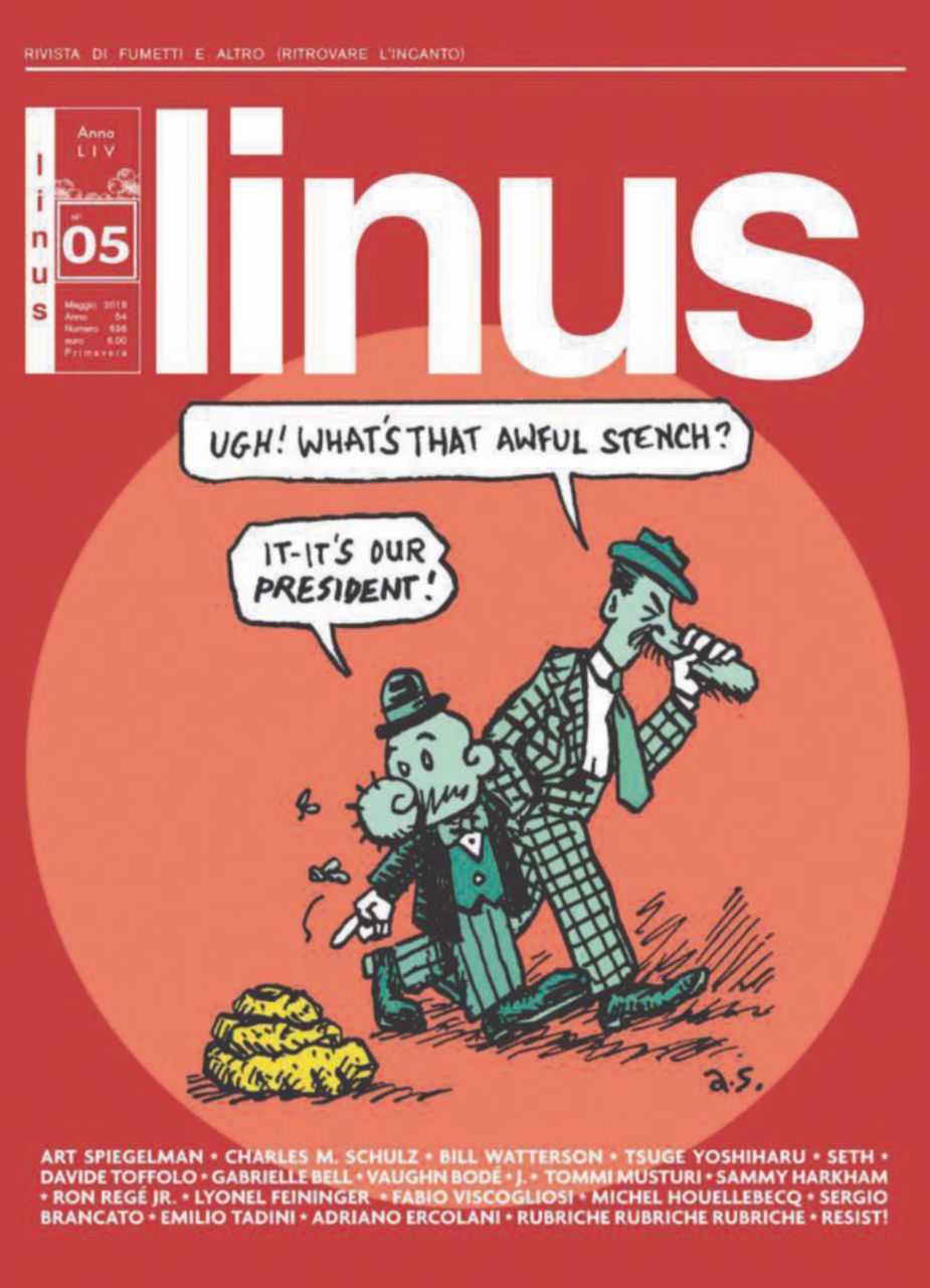 Copertina di Tutto scritto e colorato, Linus è tornato in edicola