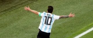 Copertina di Mondiali 2018, Argentina-Nigeria 2 a 1: Rojo salva l’Albiceleste a 5 minuti dalla fine. Messi segna, soffre ma va agli ottavi