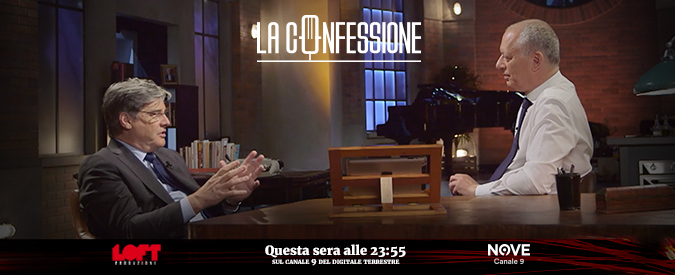Copertina di La Confessione, Del Debbio: “Berlusconi nel ’93 mi ordinò di scrivere il programma di Forza Italia. Ero così sconvolto che mi persi in autostrada”