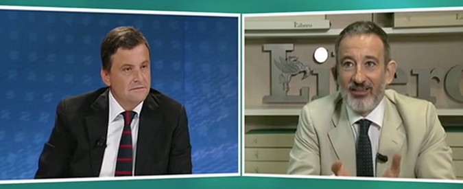 Copertina di Pd, Senaldi (Libero) vs Calenda: “Nuovo soggetto da Renzi a Pizzarotti? Metteteci anche il Papa…”. “Non ho detto Casapound e M5S”