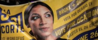 Copertina di New York, choc per i democratici: la pasionaria socialista Alexandria Ocasio-Cortez batte il favorito Crowley