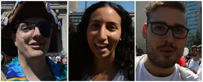 Copertina di Gay Pride, le voci dal corteo: “Vogliamo più diritti per le famiglie arcobaleno, ma preoccupati dal governo dell’odio”