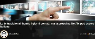 Copertina di Tv, Di Maio: “Quelle tradizionali hanno giorni contati. Investiamo in banda larga perché la prossima Netflix sia italiana”