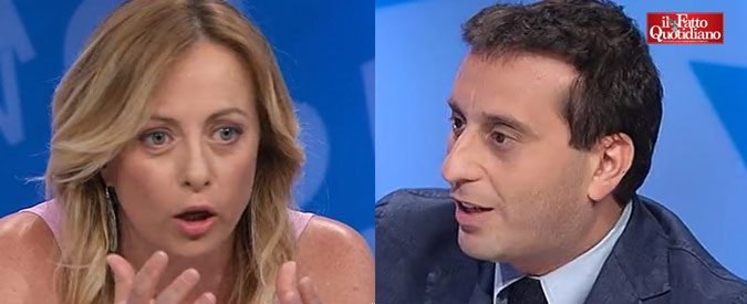 Copertina di Meloni vs Parenzo: “Soros? Non è un filantropo ma uno speculatore. Lei mi fa passare per razzista e non lo sono”