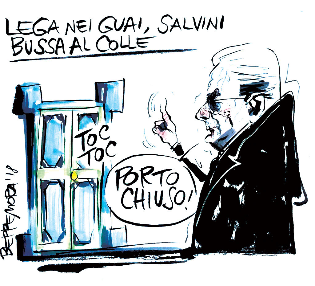 La vignetta di Beppe Mora La vignetta di Beppe Mora