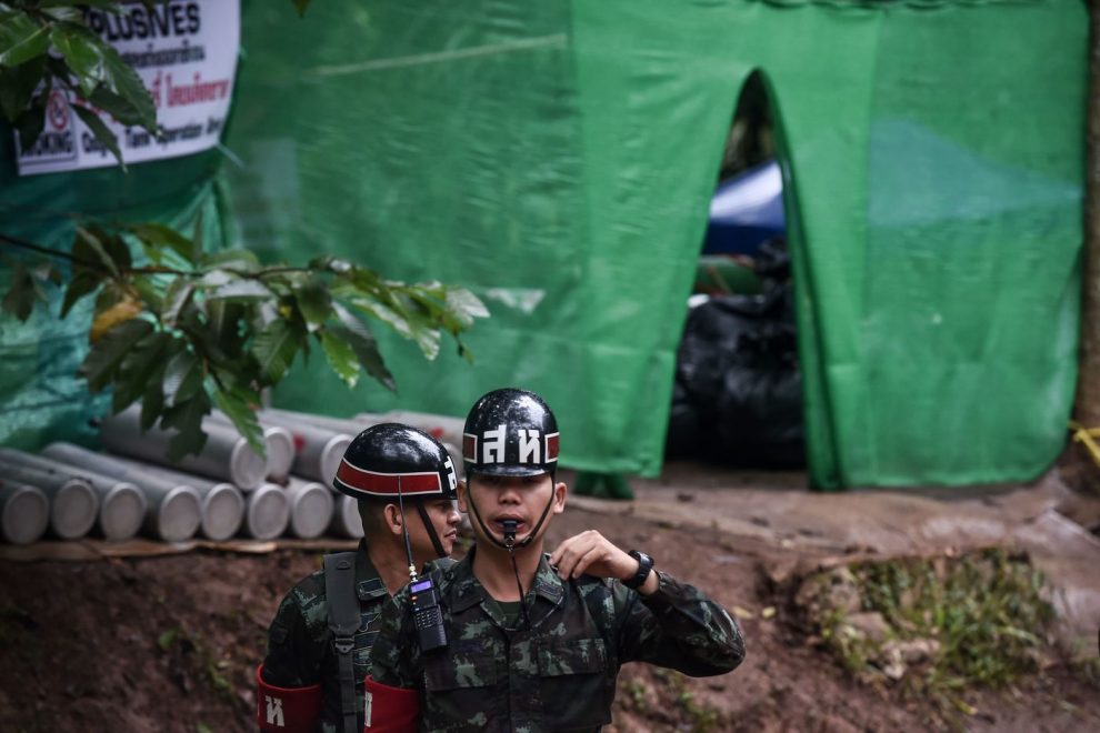 Risultati immagini per Thailandia, i primi sei ragazzini portati fuori dalle grotte