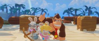 Copertina di Mario + Rabbids Kingdom Battle: Donkey Kong Adventure – Mare, conigli e strategia nella prima espansione del gioco di Ubisoft Milan