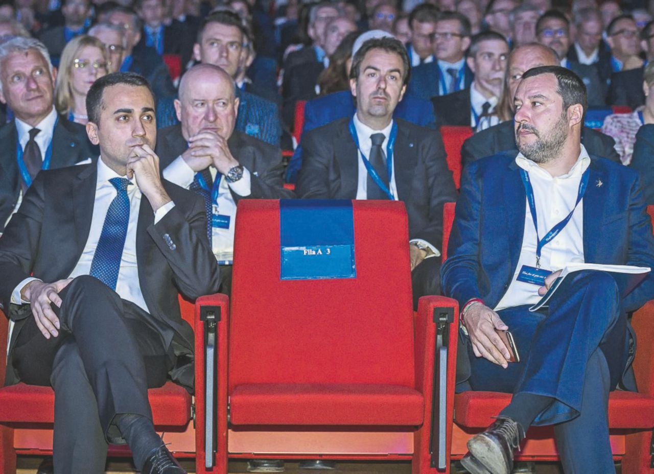 I due vice - Luigi Di Maio e Matteo Salvini, entrambi vicepremier del governo guidato da Giuseppe Conte - Ansa Il format giallo e quello verde: una guerra persa in partenza