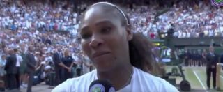 Copertina di Wimbledon, il discorso della Williams dopo la sconfitta: “Ho giocato per tutte le mamme” e scoppia in lacrime