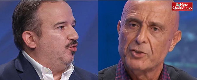 Copertina di Migranti, Minniti sbotta più volte con Telese: “Lei è male informato”. E difende il suo operato