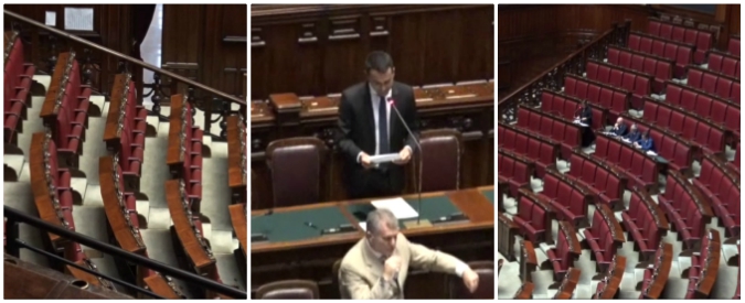Copertina di Ilva, c’è l’interpellanza urgente a Di Maio ma l’Aula sembra già in ferie. Banchi vuoti tra M5s, Lega, Pd e FI