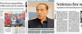 Copertina di Trattativa, su molti giornali il ruolo di Berlusconi scompare dai titoli