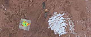 Copertina di Marte, l’annuncio degli scienziati italiani: “Abbiamo trovato un lago di acqua liquida nel sottosuolo”. Si apre la caccia a possibili tracce di vita aliena batterica