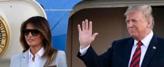 Copertina di Usa, Trump furioso con Melania: sull’Air force one guardava la Cnn. “È la fabbrica di fake news”