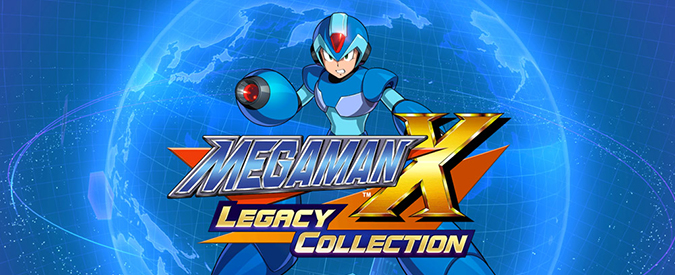 Copertina di Mega Man X Legacy Collection 1+2, una collezione dal passato dedicata al Blue Bomber di Capcom