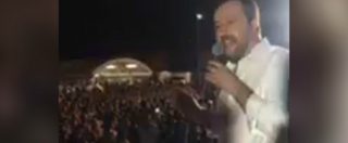 Copertina di Salvini dal palco della Lega: “Mi hanno attaccato Nina Zilli e Ghali, ma chi cazzo sono?”