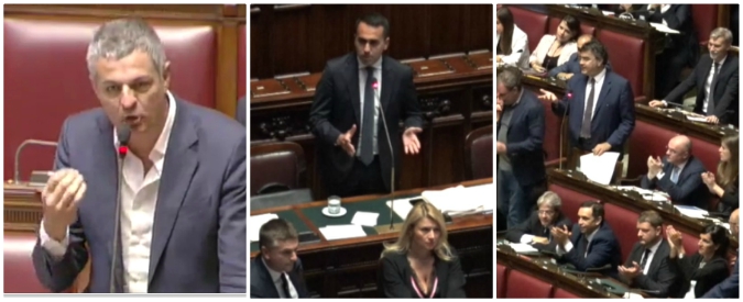 Copertina di Dl dignità, Pd e FI vs Di Maio: “Presenza muta, il nostro è un monologo”. E lui ribatte: “Niente guerra, obiettivo è la legge”