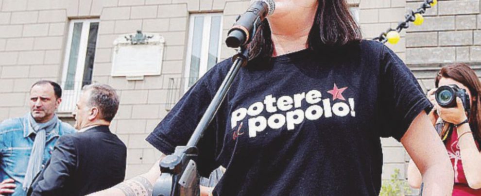 Candidata - Dal centro sociale “Je so’ pazz” alle elezioni con Potere al Popolo - LaPresse “LeU è un po’ bollita e il Pd una storia chiusa”