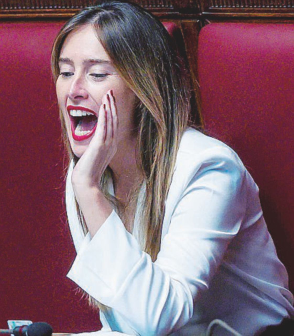 Maria Elena Boschi - Ansa I sogni di Maria Elena non finiscono mai. Ora pensa pure lei alla segreteria dem