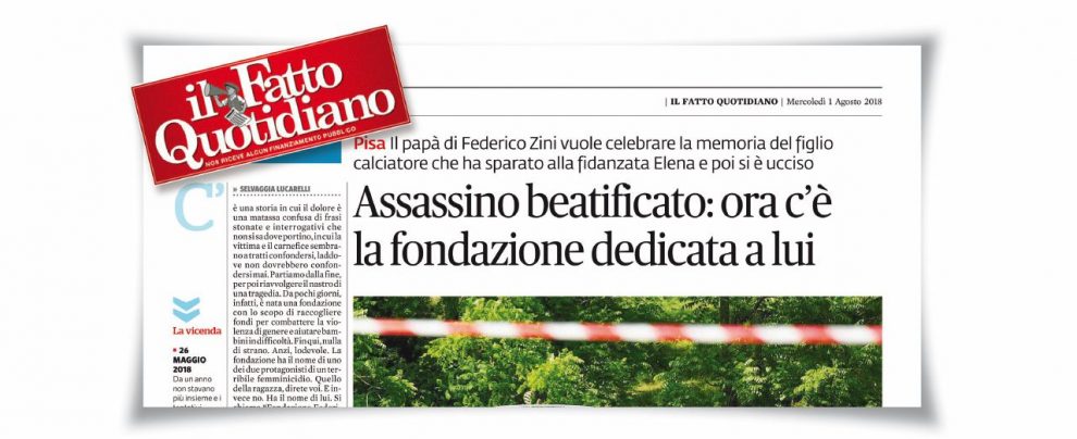 Una raccolta firme contro la fondazione dedicata all’assassino Una raccolta firme contro la fondazione dedicata all’assassino