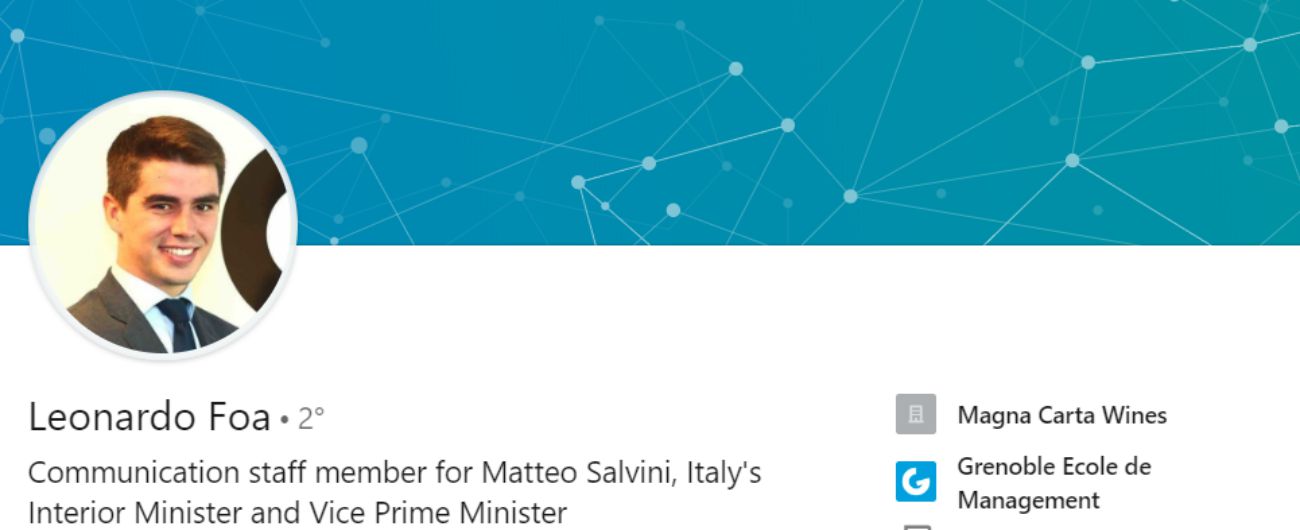 Marcello Foa, l’Espresso rivela: “Il figlio Leonardo lavora nello staff di Salvini”