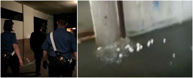 Copertina di Roma, carabinieri bussano alla porta dei due spacciatori: giù palline di cocaina e crack dal tubo di scarico. Arrestati