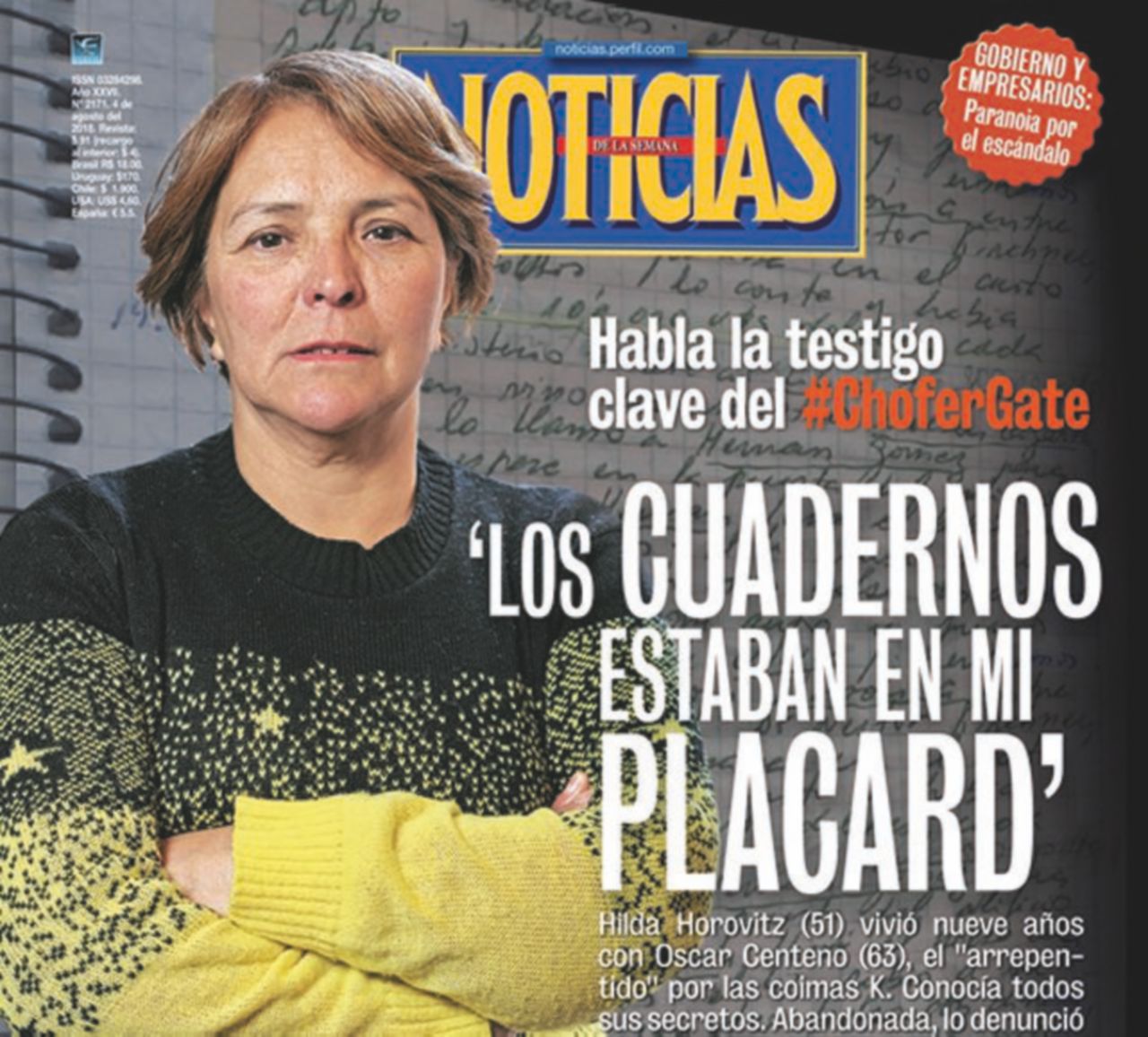 La signora dello scoop - Hilda Horovitz ha denunciato la corruzione ai magistrati e consegnato i quaderni alla stampa Le Mani pulite sbarcano anche in Argentina