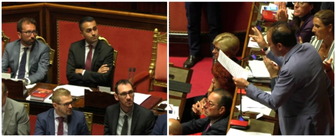 Copertina di Senato, Marcucci (Pd) a Di Maio: “Conosce il lavoro? Ha mai provato la soddisfazione di un’assunzione?”. Insorge il M5s