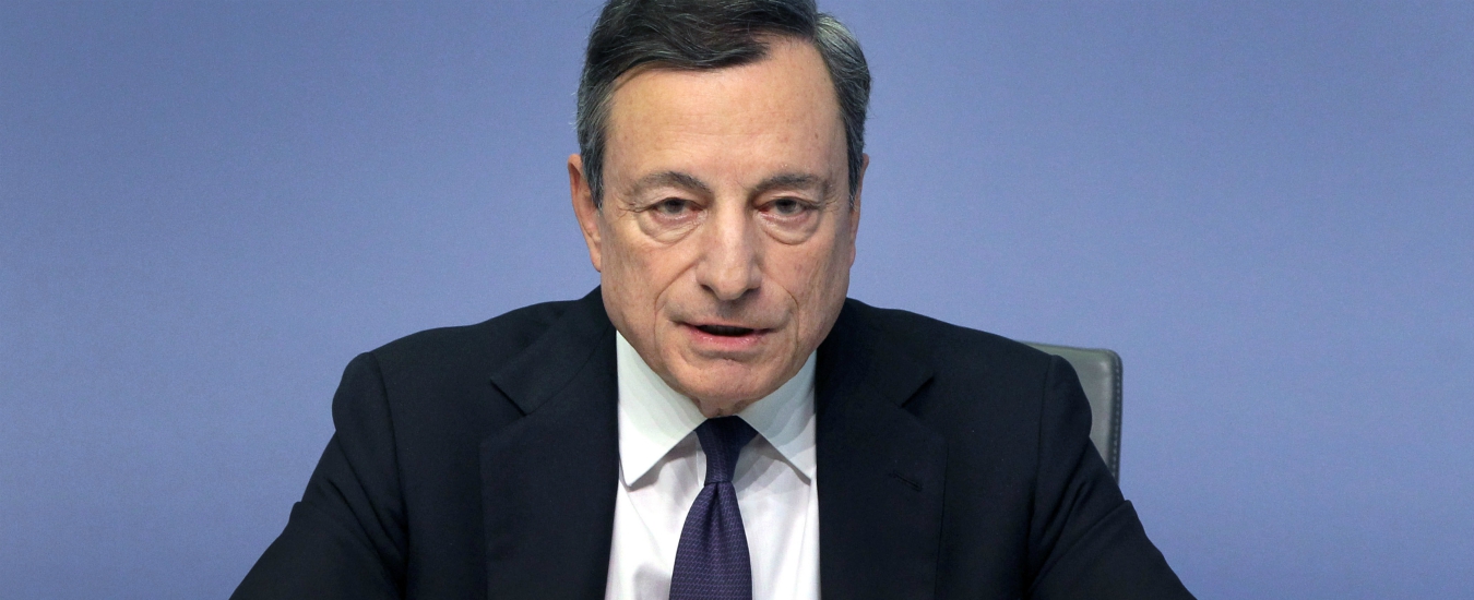 Crescita, Draghi: “Per consiglio Bce il rischio recessione nell’Eurozona è basso”