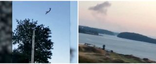 Copertina di Seattle, ruba un aereo di linea: inseguito dagli F-15 precipita dopo un’ora di volo. Le immagini della fuga e dello schianto