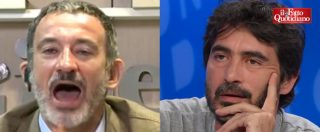 Copertina di Senaldi (Libero) vs Fratoianni: “Voi di sinistra avete ammazzato gente onesta e attaccate Salvini”. “Lei ha bevuto”