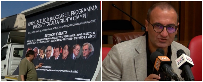 Copertina di Avellino, i consiglieri di minoranza votano contro delibera: i loro volti sul camion vela per la città. “È istigazione all’odio”