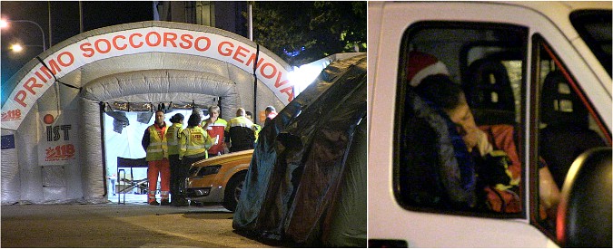 Genova, la lunga notte dei soccorritori tra le macerie: “Abituati a terribili alluvioni, ma non a questa devastazione”