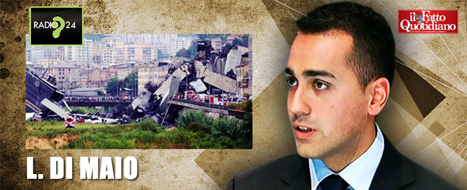 Copertina di Ponte Morandi, Di Maio: “Non mi sento umanamente di incontrare Benetton. Lo farò in fase di contraddittorio”