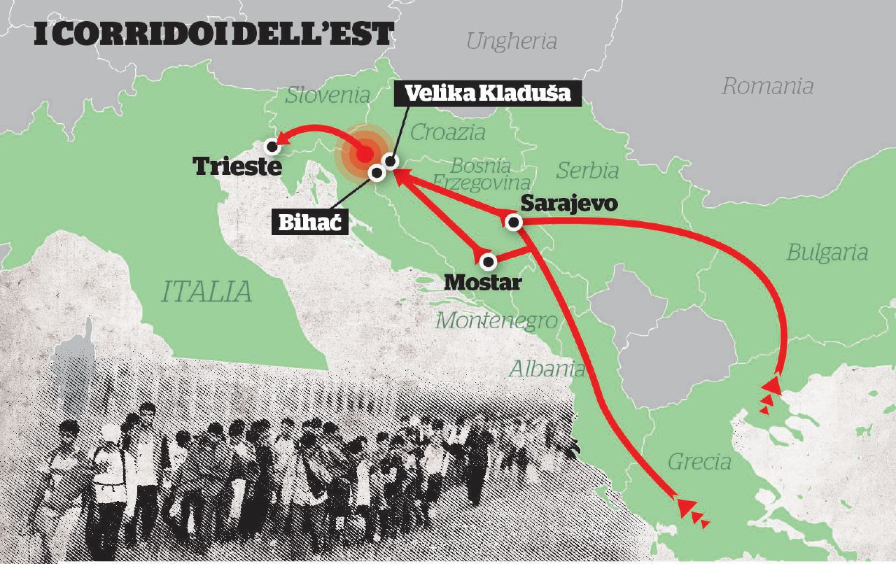 Copertina di La nuova via dei Balcani passa per la Bosnia e Trieste