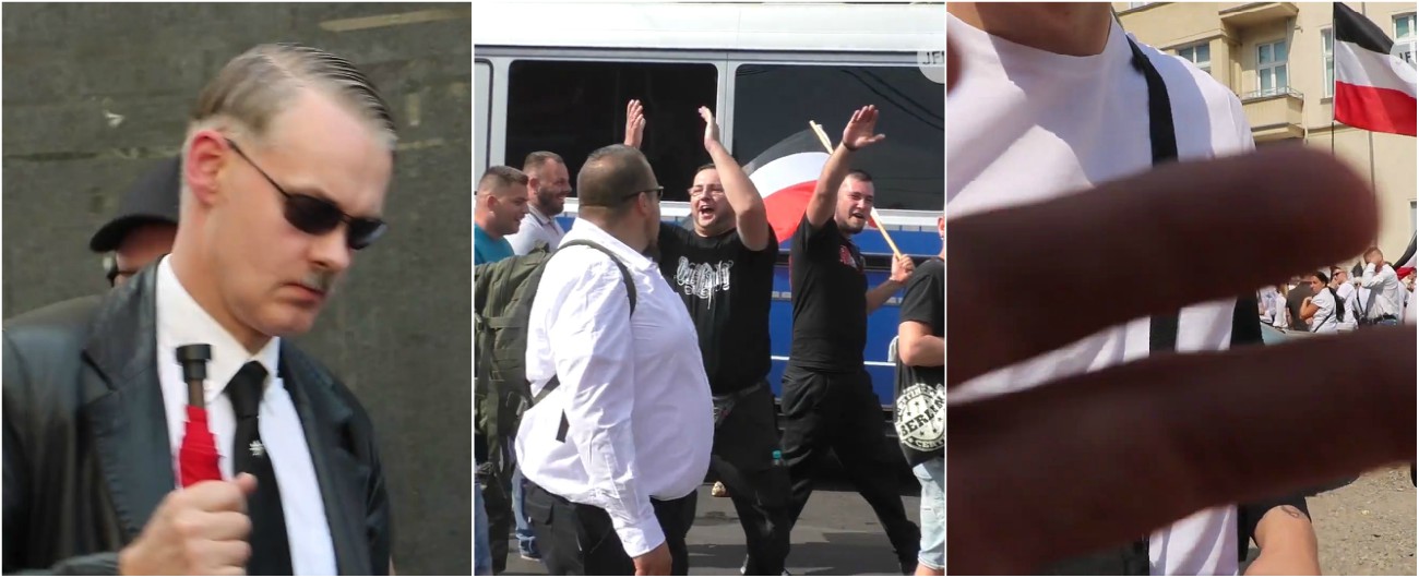 Copertina di Berlino, in 700 alla marcia neonazista per Rudolf Hess. Slogan antisemiti e sputi ai giornalisti