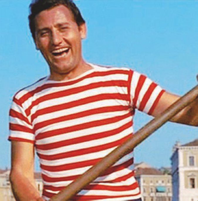 Albertone il veneziano in gondola con Nino Albertone il veneziano in gondola con Nino