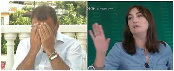 Copertina di Esposito (Pd) vs Carofalo (PaP): “Ma di quale sinistra parli? Tu come Toninelli”. “Mi twitti contro durante collegamento”