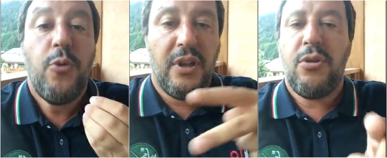 Copertina di Nave Diciotti, Salvini: “Vogliono processarmi? Facciano pure”. Poi attacca Fico: “Il ministro dell’Interno sono io”