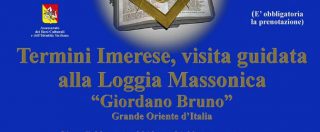 Copertina di Massoneria, la visita guidata nella loggia del Grande Oriente d’Italia ha il patrocinio della Regione Siciliana