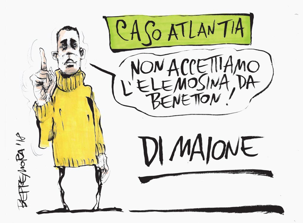 Copertina di La vignetta di Beppe Mora